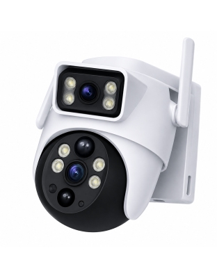 V380 MAX Dual-Lens 4G Solar PTZ CCTV Camera