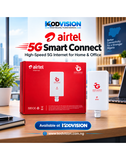 Airtel 5G Smart Connect Outdoor 5G CPE Router – High-Speed Home &amp; Office Internet (With FREE Unlimited 6-Months Data)